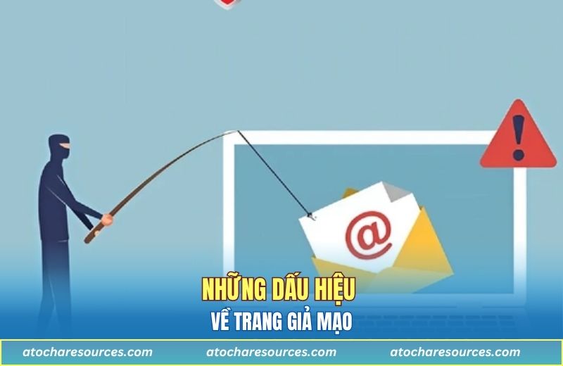 Những dấu hiệu về trang giả mạo