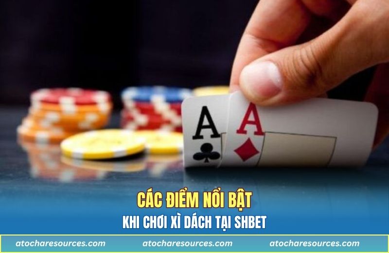 Các điểm nổi bật khi chơi xì dách tại SHBET