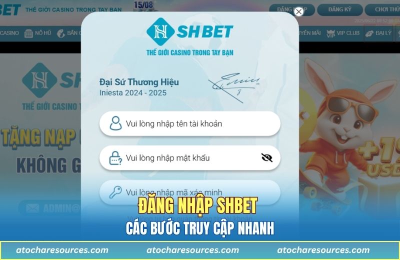 Đăng nhập SHBET - các bước truy cập nhanh