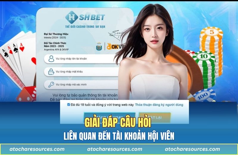 Giải đáp các câu hỏi liên quan đến tài khoản hội viên