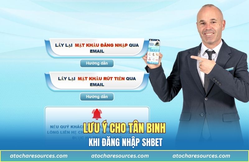 Lưu ý cho tân binh khi đăng nhập SHBET