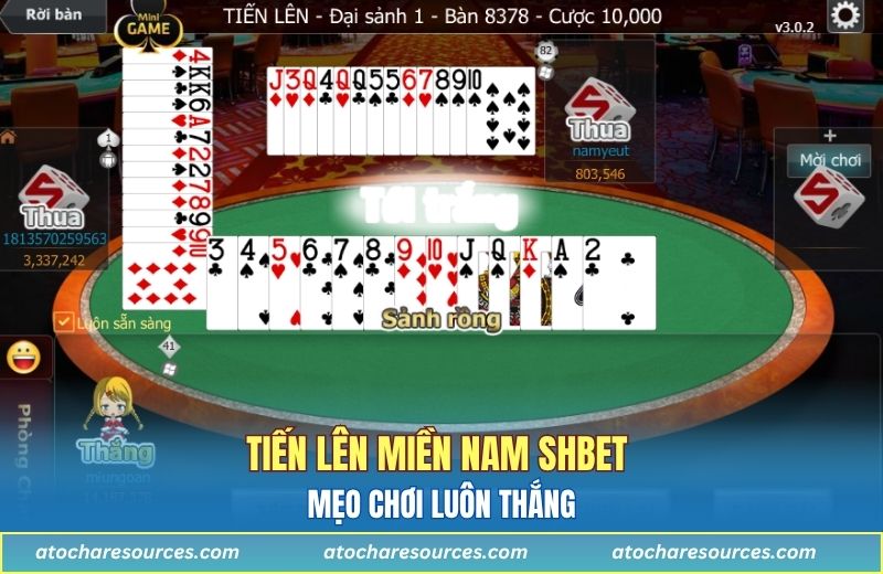 Mẹo chơi Tiến Lên Miền Nam SHBET luôn thắng